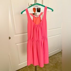 MADEWELL 100% silk summer dress pink
